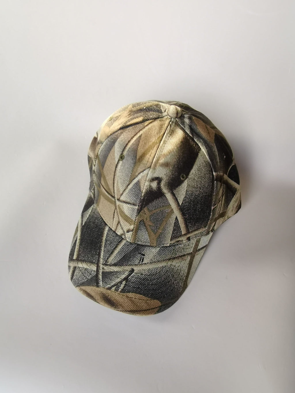 Woodland Camo Baseball Cap for Outdoor Wear