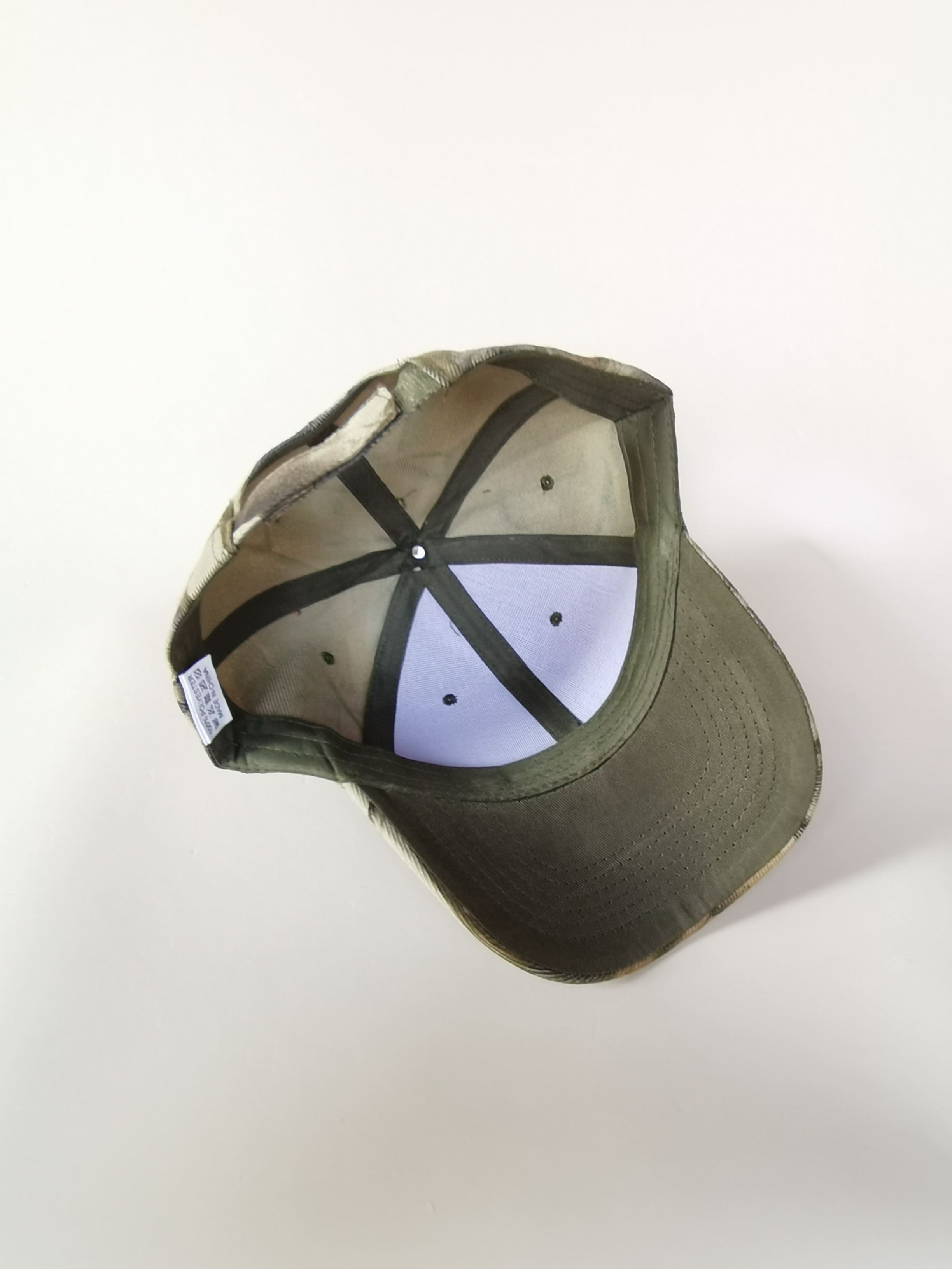 Woodland Camo Baseball Cap for Outdoor Wear