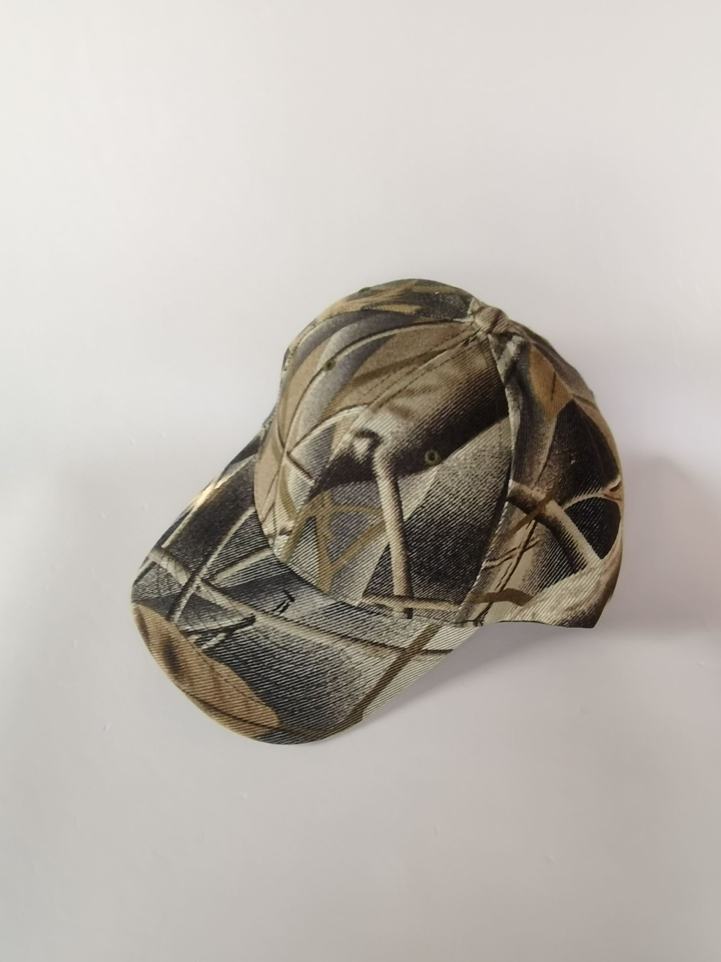 Woodland Camo Baseball Cap for Outdoor Wear