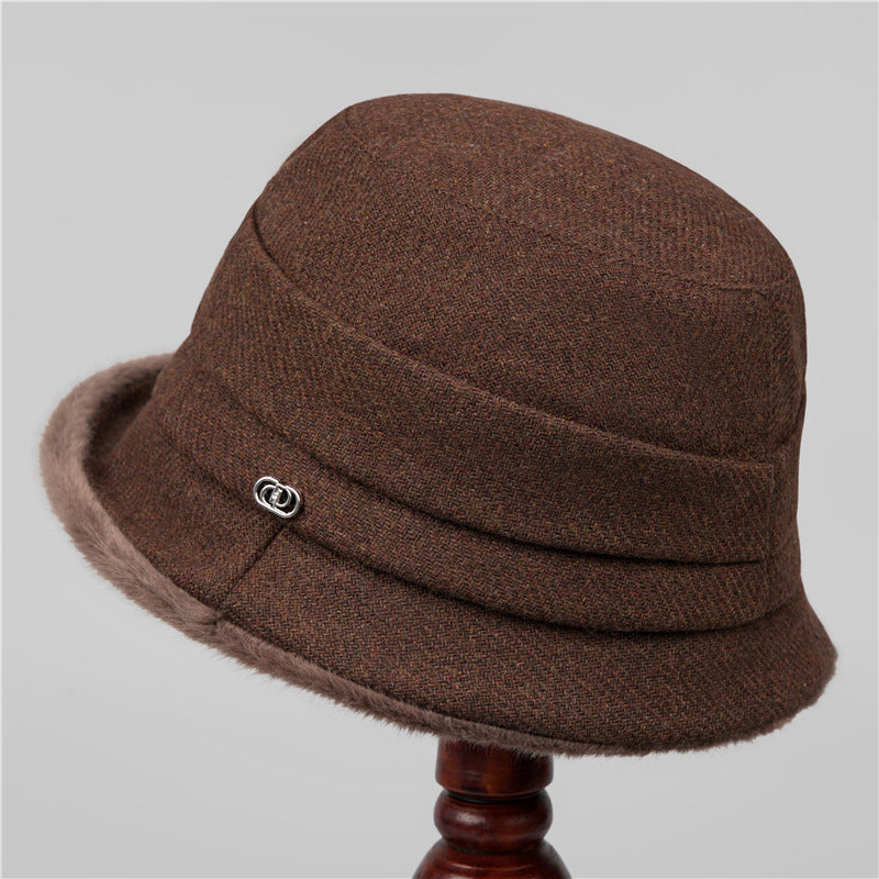 Women's Fleece-Lined Warm Bucket Hat