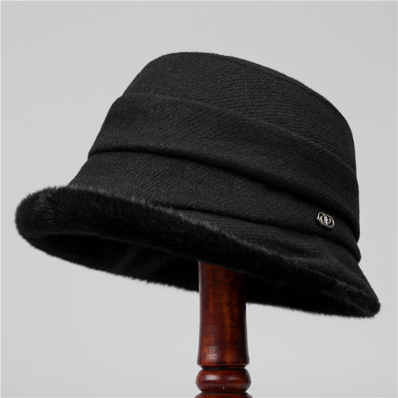 Women's Fleece-Lined Warm Bucket Hat