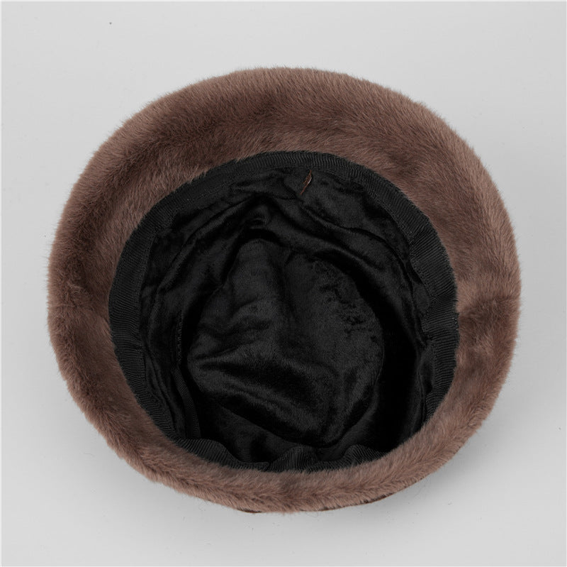 Women's Fleece-Lined Warm Bucket Hat