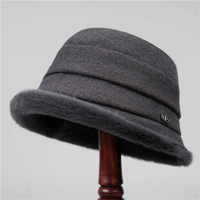 Women's Fleece-Lined Warm Bucket Hat
